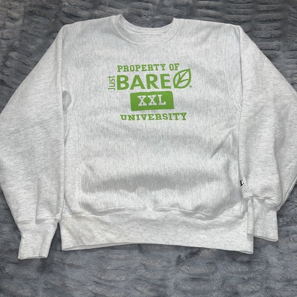 Champion Other - champion reverse weave Small Gray Property Of Just Bare University Sweatshirt